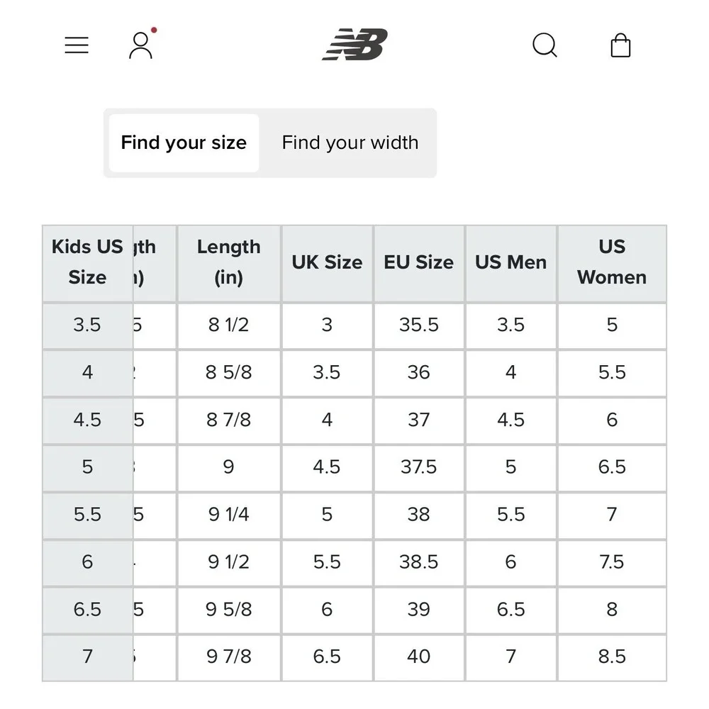 New Balance items brand
